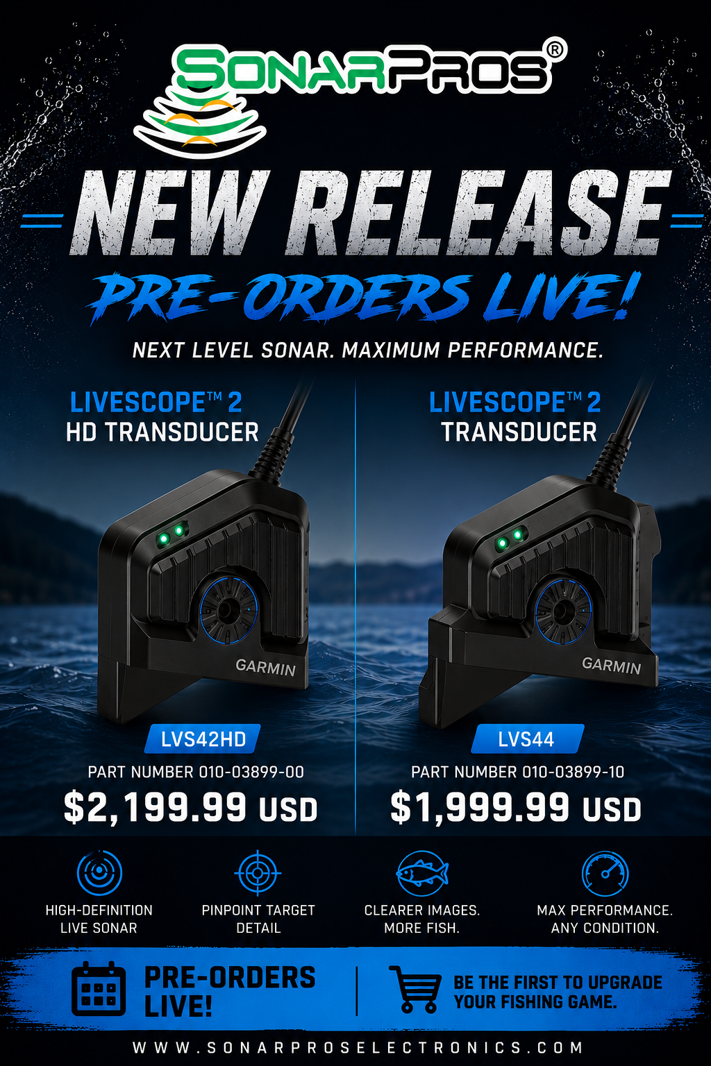 Garmin LivesScope 2 Pre-Order