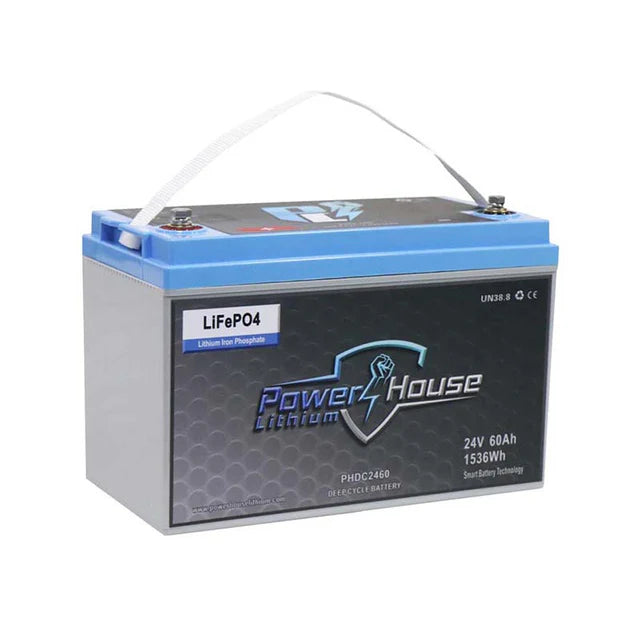 POWERHOUSE LITHIUM 24V 60AH DEEP CYCLE BATTERY