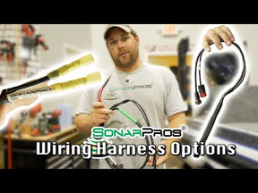 2 Device SonarPros Dedicated Harness (Bass Boat Length)