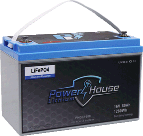 POWERHOUSE LITHIUM 16V DEEP CYCLE BATTERY